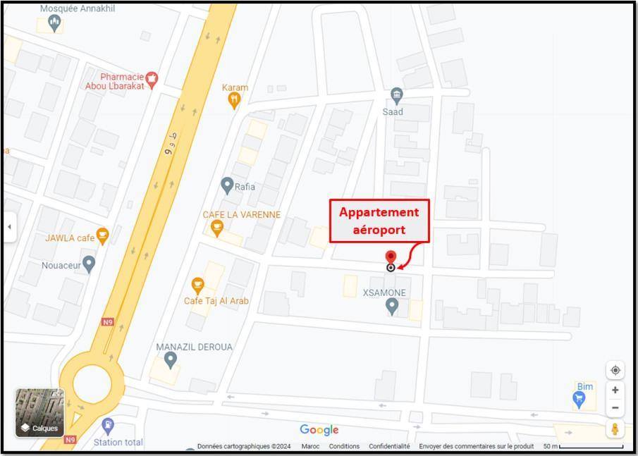 Appartement Aeroport Casablanca Nouaceur Zewnętrze zdjęcie